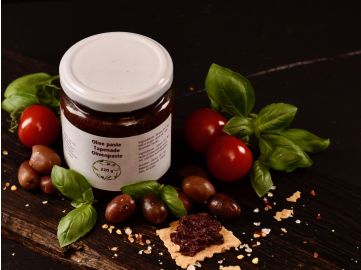 Olivenpaste | Tapenade aus Italien | 220g Glas